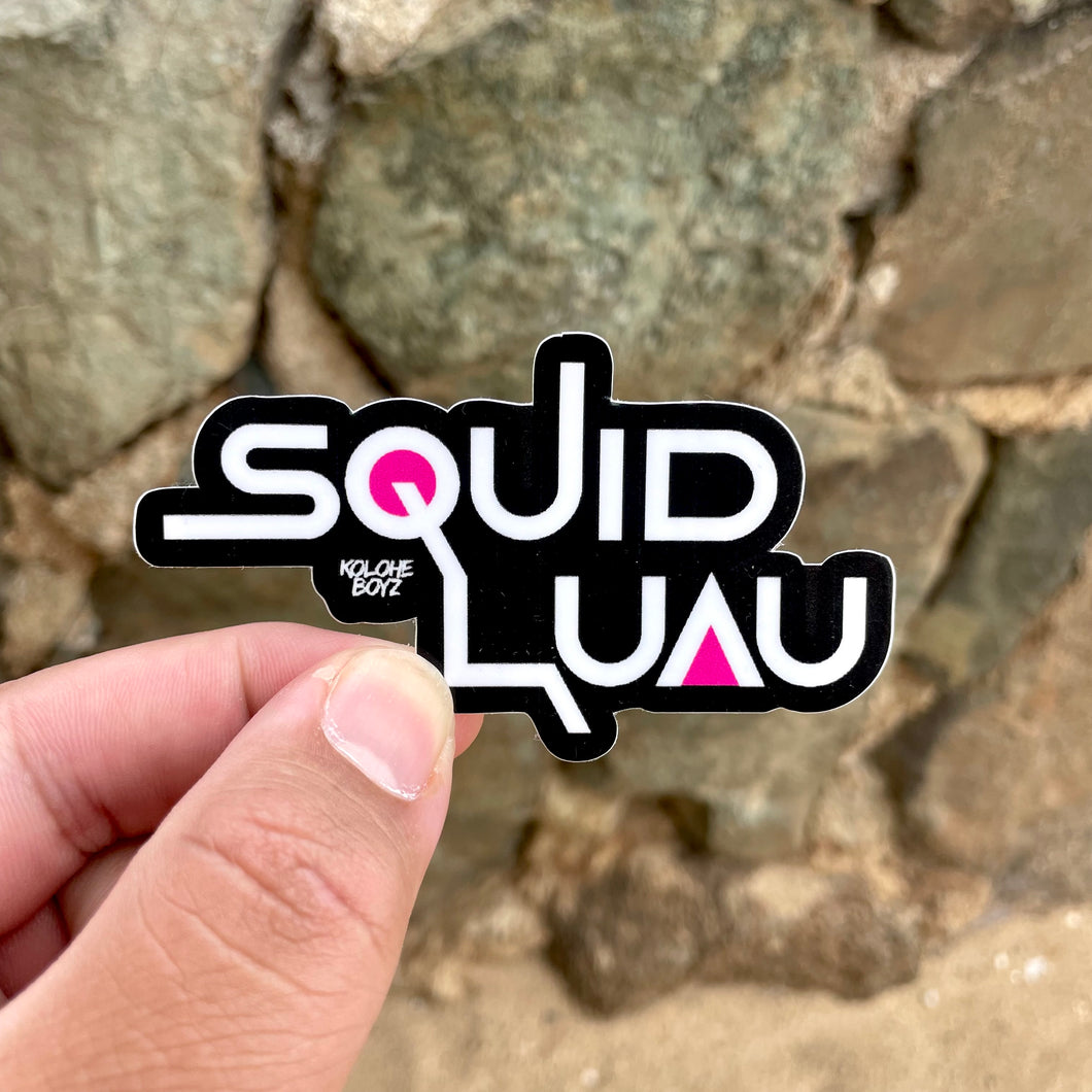 Squid Luau Sticker