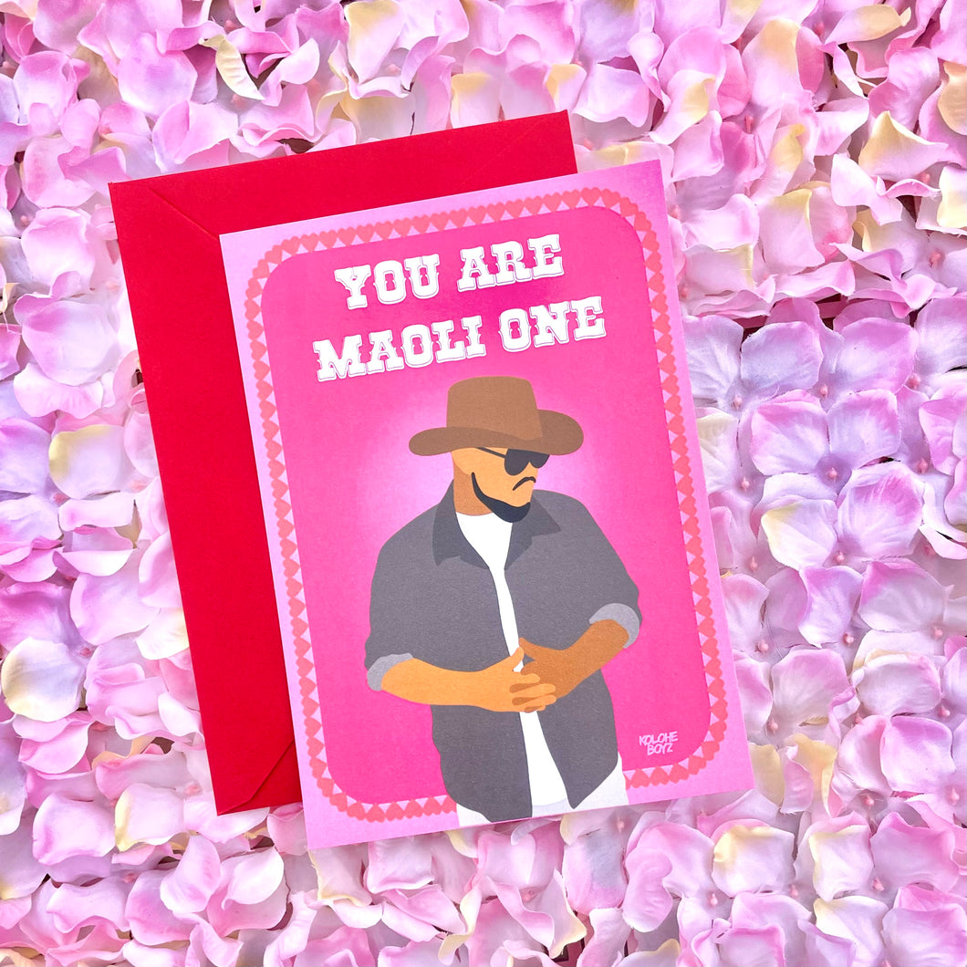 Maoli One Valentines Card