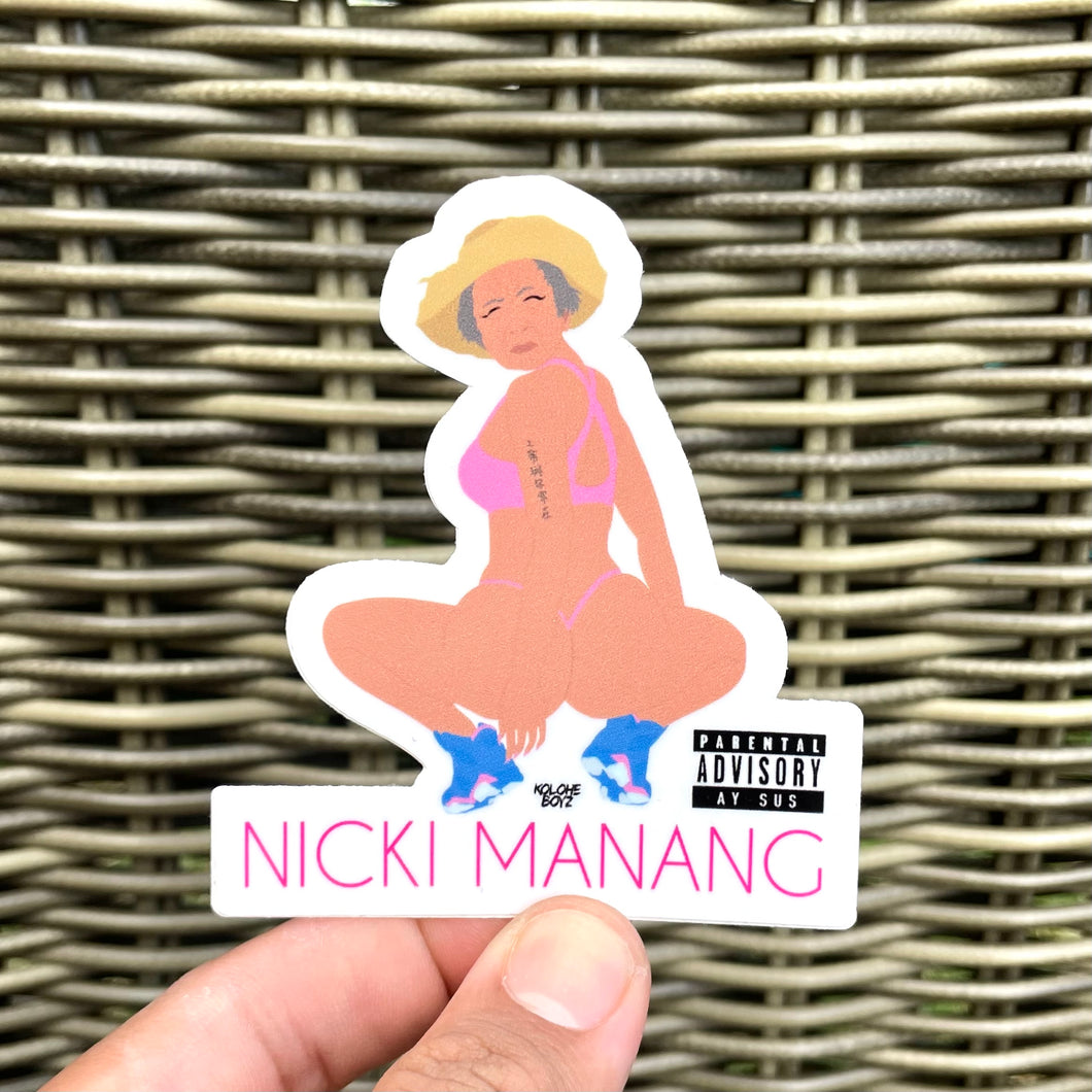 Nicki Manang Sticker