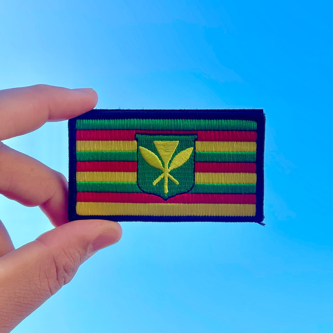 Kanaka Maoli Flag Patch