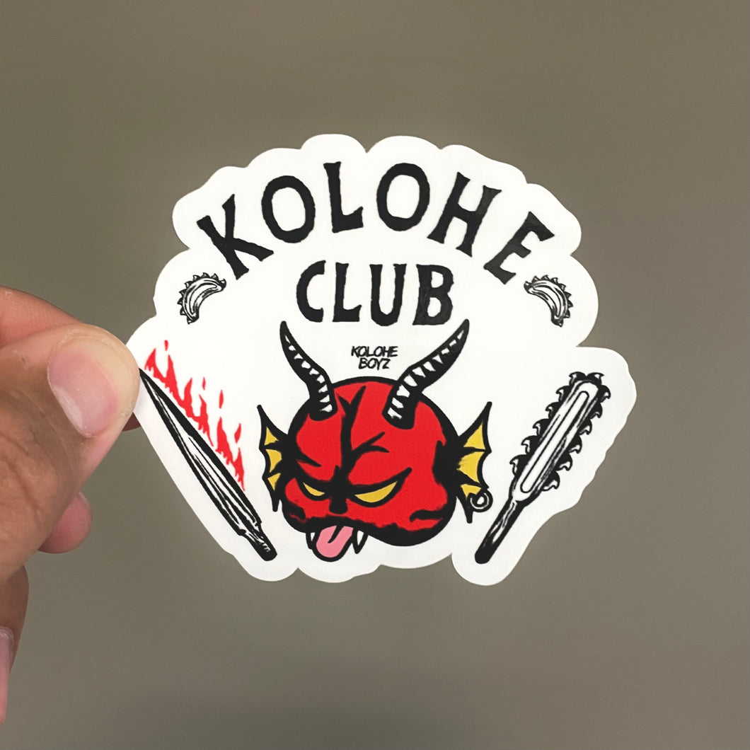 Kolohe Club Sticker
